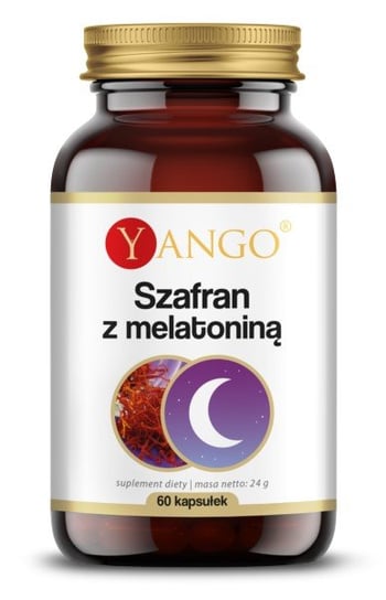 Yango Szafran z melatoniną Suplement diety, 60 kaps. Yango