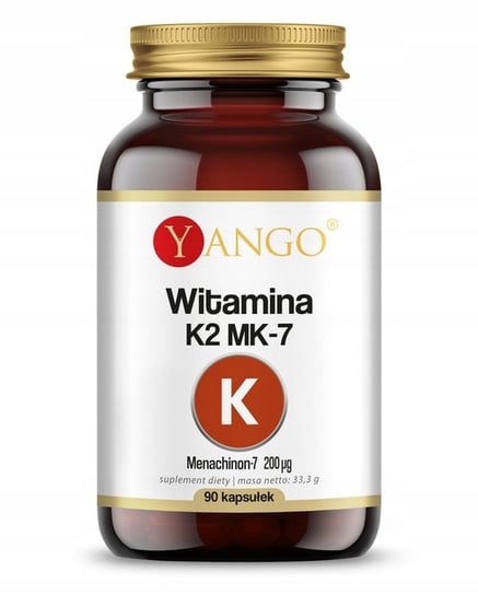 Yango, Witamina K2 MK-7 200 µg, Suplement diety, 90 kaps. Yango