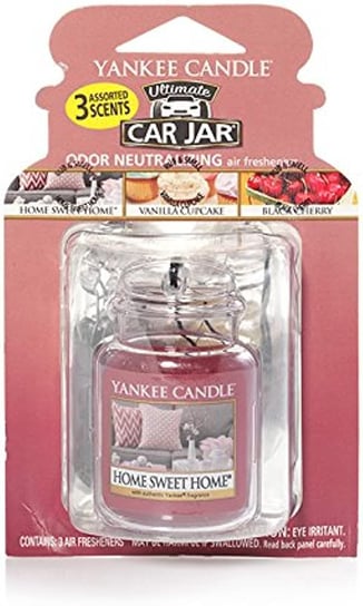 Yankee Candle Car Jar Home Sweet Home Słoiczek, Zawieszka Zapachowa do Samochodu Yankee Candle