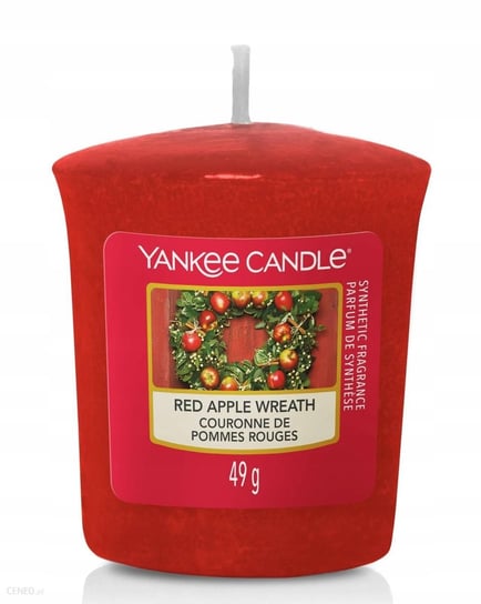 Yankee Candle Classic Votive Samplers Red Apple Wreath Świeczka Zapachowa 49G Yankee Candle