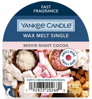 Yankee Candle Classic Wax Movie Night Cocoa 22G Yankee Candle