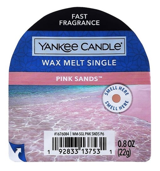 YANKEE CANDLE Classic Wax Pink Sands 22g Yankee Candle