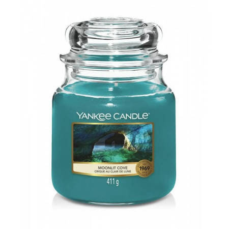 Yankee Candle Moonlit Cove Średnia świeca zapachowa 411g Yankee Candle