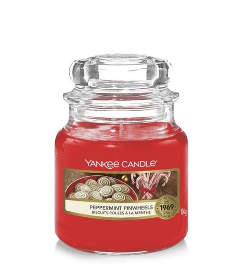 Yankee Candle Peppermint Pinwheels Mała Świeca Zapachowa 104G Yankee Candle