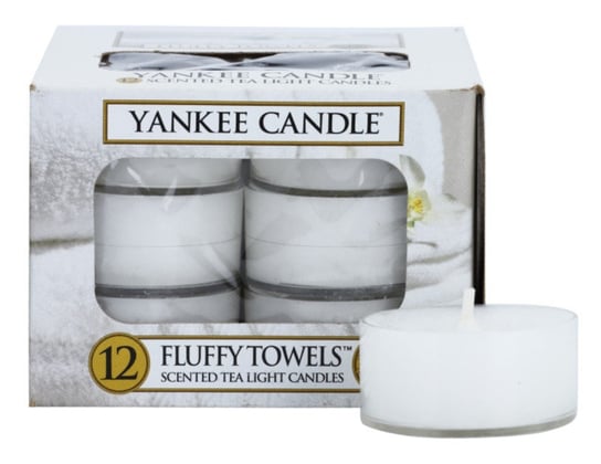 Yankee Candle Podgrzewacze Fluffy Towels Tealight 12 sztuk Yankee Candle