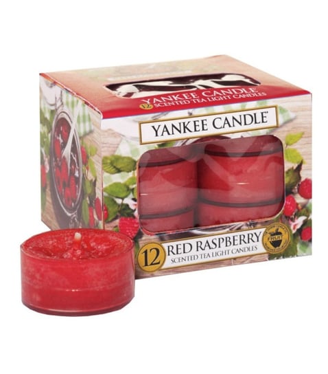 Yankee Candle Red Raspberry świeczki zapachowe do podgrzewaczy 12 x 9,8 g Yankee Candle