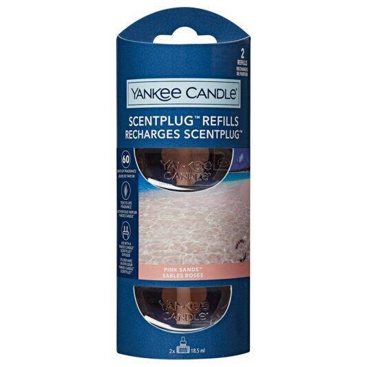 Yankee Candle ScentPlug Refill Pink Sands, Wkłady do Odświeżacza Elektrycznego, 2x 18.5ml Inna marka