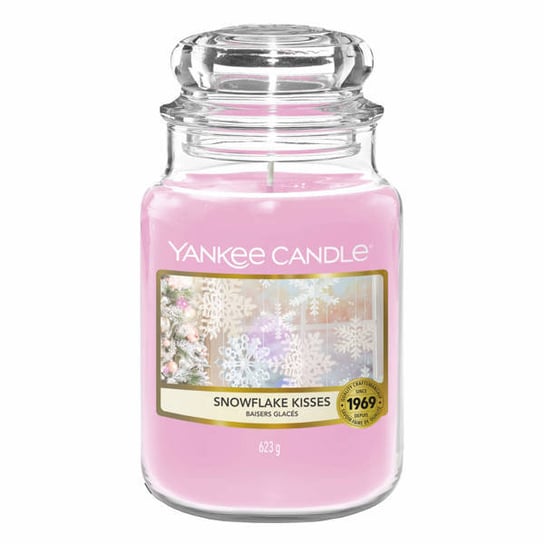 Yankee Candle Snowflake Kisses Duża Świeca Zapachowa 623G Yankee Candle