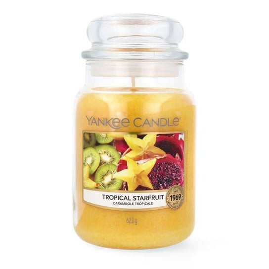 Yankee Candle, Świeca zapachowa Large Jar Tropical Starfruit 623g Yankee Candle