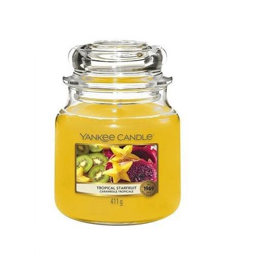 Yankee Candle, Świeca zapachowa Small Jar Tropical Starfruit, 104 g Yankee Candle