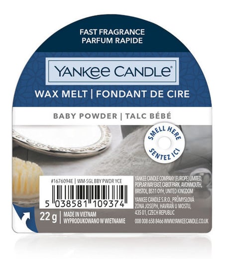 Yankee Candle Wax melt wosk zapachowy baby powder 22g Yankee Candle
