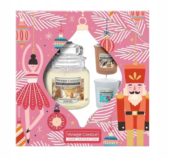 Yankee Candle ZESTAW ŚWIĄTECZNY ZESTAW NA PREZENT DLA NIEJ DLA MAMY DLA BABCI KALENDARZ ADWENTOWY Yankee Candle