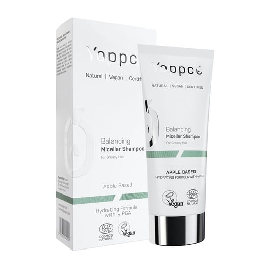 Yappco Balancing micellar shampoo micelarny regulujący sebum szampon do włosów przetłuszczających się 200ml Yappco