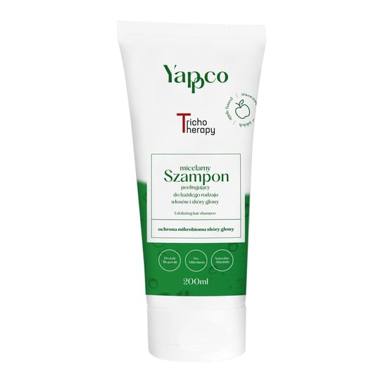 Yappco, Eksfoliujący micelarny szampon do każdego rodzaju wlosów i skóry głowy, 200ml Yappco