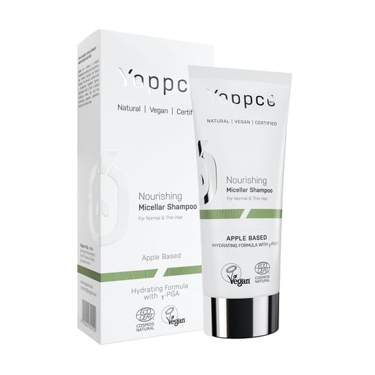 Yappco Nourishing micellar shampoo micelarny odżywczy szampon do włosów normalnych i cienkich 200ml Yappco