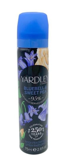 Yardley, London Bluebell & Sweet Pea, perfumowany dezodorant, 75 ml Yardley