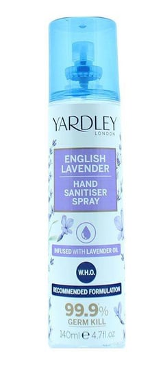 Yardley, London English Lavender, Spray do dezynfekcji rąk 140 ml Yardley