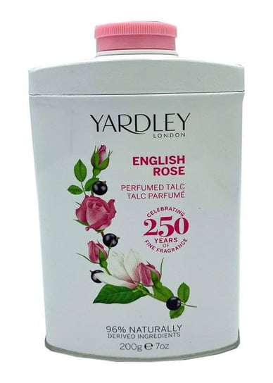 Yardley London, English Rose, perfumowany talk do ciała, 200 g Yardley
