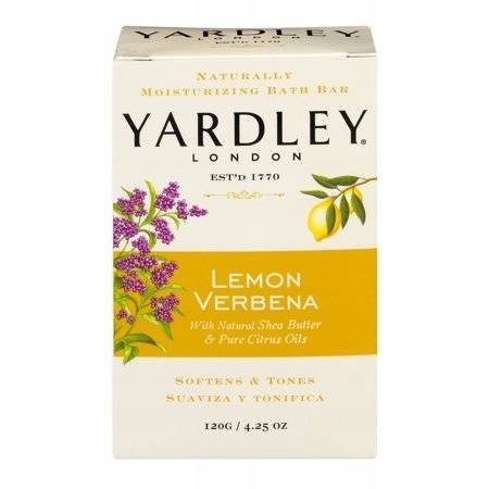 Yardley, Mydło w kostce Lemon, 120 g Yardley