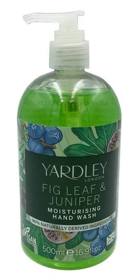 Yardley, Nawilżające mydło w płynie London Fig Leaf & Juniper, 500 ml Yardley