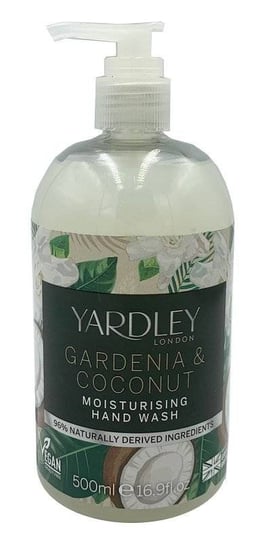 Yardley, Nawilżające mydło w płynie London Gardenia & Coconut, 500 ml Yardley