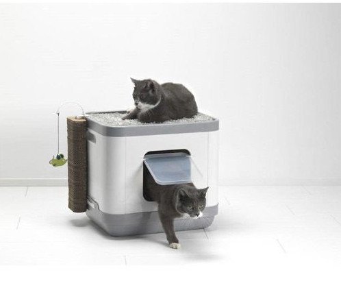 YARRO Cube Multi Box domek, toaleta, legowisko dla kota z materacem termoelastycznym Yarro