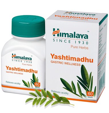 Yashtimadhu zgaga Himalaya Suplement diety, 60 tabletek Inna marka