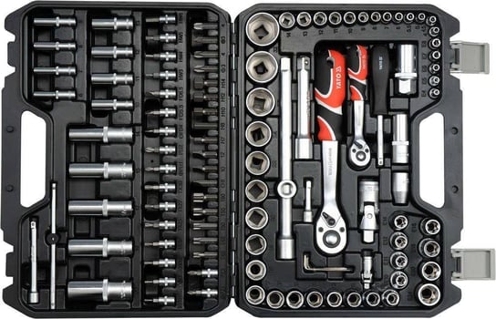 Yato Zestaw narzędziowy 1/4" I 1/2" kpl 108 szt YT-38791 Yato