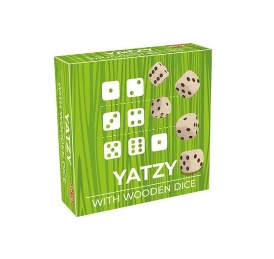 Yatzy z drewnianymi kostkami, gra planszowa,Tactic Games Tactic Games