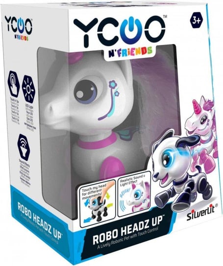 Ycoo Robo Heads Up Interaktywny piesek/ jednorożec miks 2 wzorów Dumel