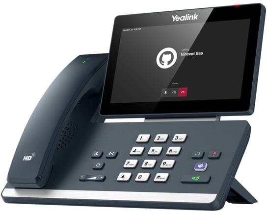Yealink MP58-WH - telefon Android przystosowany do Microsoft Teams / Zoom z bezprzewodową słuchawką Yealink