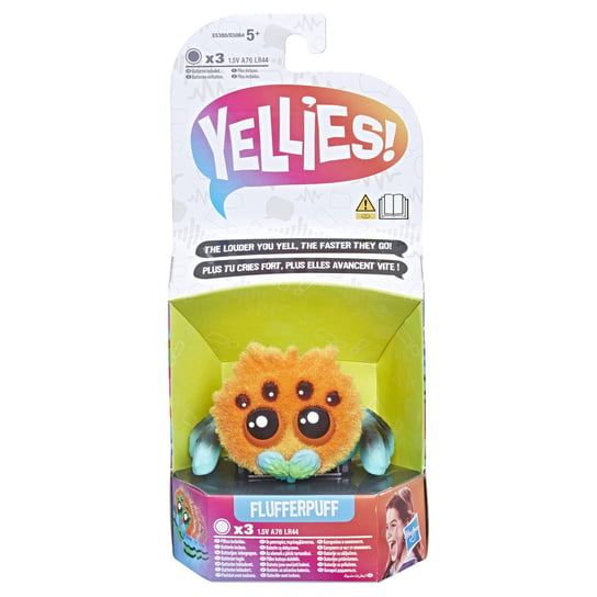 Yellies, interaktywny pajączek Flufferpuff, E5064/E5380 YELLIES