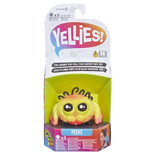 Yellies, interaktywny pajączek Peeks, E5064/E5381 YELLIES