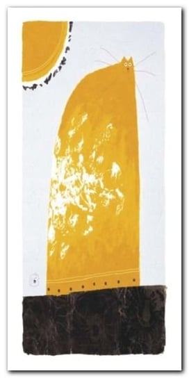 Yellow Cat plakat obraz 50x100cm Wizard+Genius