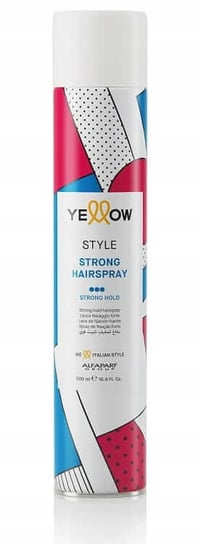 Yellow Style Strong Hairspray, Lakier Utrwalający Mocny, 500ml Alfaparf