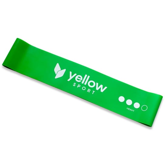 YellowLOOP band elastyczna taśma do ćwiczeń Zielona 1 mm Inny producent
