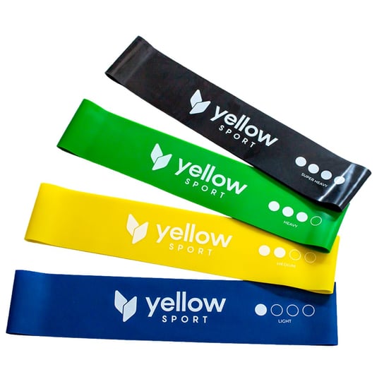 YellowLOOP band elastyczna taśma do ćwiczeń Żółta 0,8 mm Inny producent