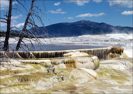 Yellowstone National Park Mammoth Hot Springs, Carol Highsmith - plakat 80x60 cm Galeria Plakatu