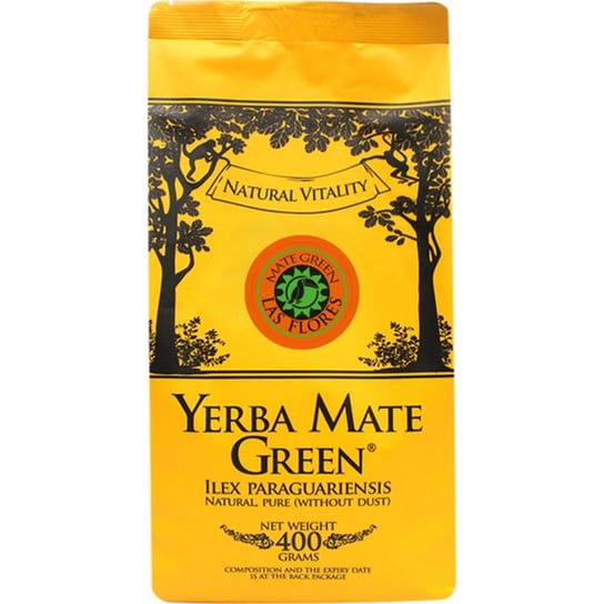 Yerba Mate Green LAS FLORES 400 g - Oranżada Mate Green