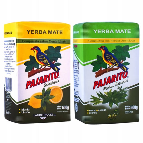 Yerba Mate Pajarito Limon + Hierbas 2 x 500g 1kg Pajarito