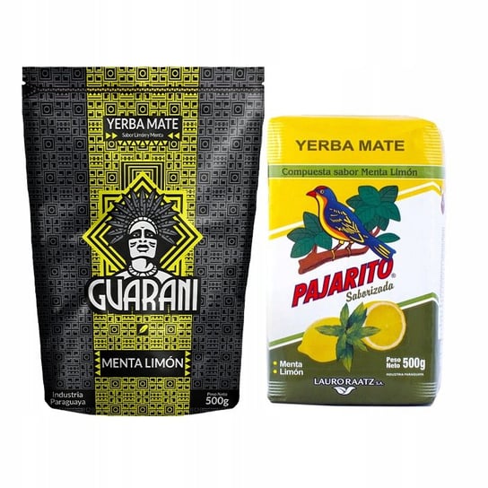 Yerba Mate Pajarito Menta Limon + Guarani 2x 500g Pajarito