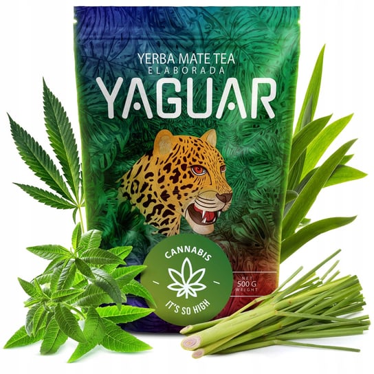 Yerba Mate Yaguar Cannabis Konopie 0,5g 500g Yaguar