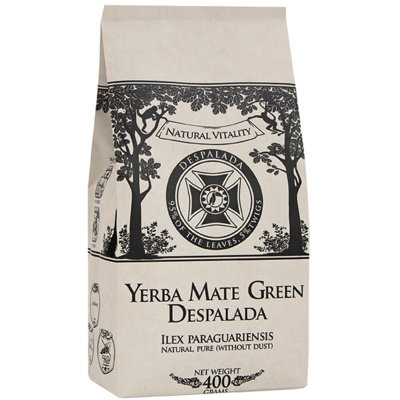 Yerba Mate YERBA MATE GREEN Despalada, 400 g Natural Vitality