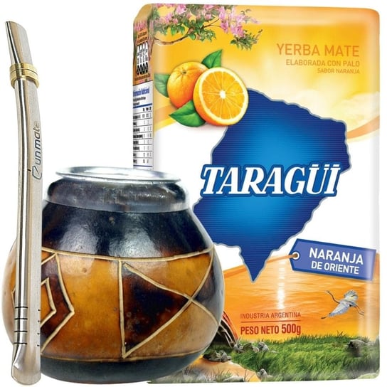 yerba mate zestaw startowy pomarańczowy Taragui
