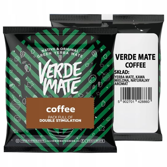 Yerba Verde Mate Green Coffee Tostada Kawowa 50g Verde Mate