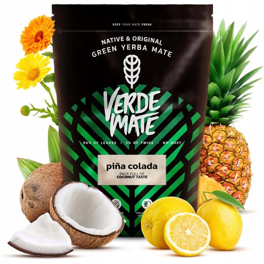 Yerba Verde Mate Pina Colada 500g ananas kokos Verde Mate