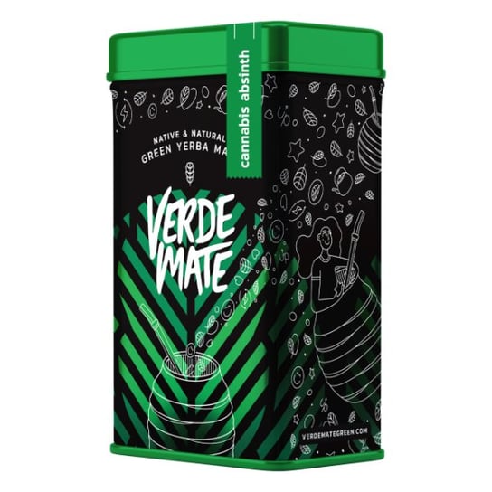 Yerbera – Puszka z Verde Mate Green Cannabis Absinth 0,5kg Verde Mate