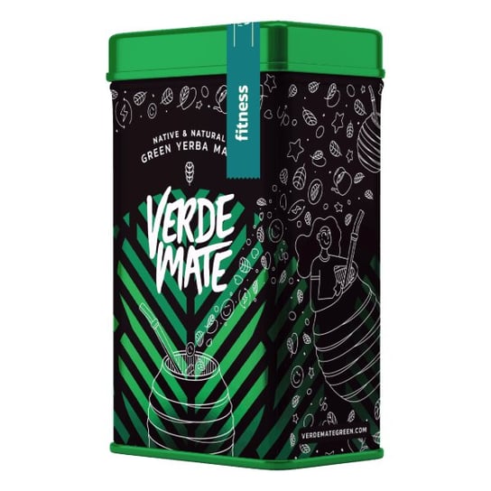 Yerbera – Puszka Z Verde Mate Green Fitness 0,5Kg – Brazylijska Yerba Mate Ziołowo-Owocowa Verde Mate