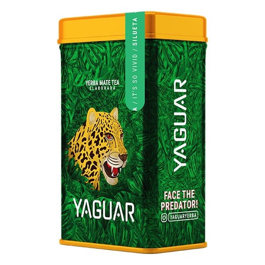 Yerbera – Puszka z Yaguar Silueta 0,5 kg Yaguar