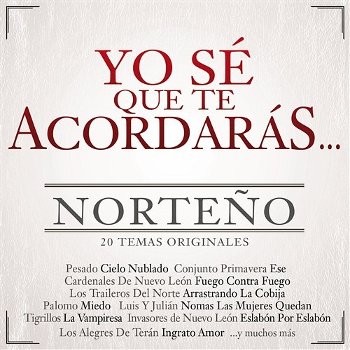 Yo Sé Que Te Acordarás Norteño Various Artists